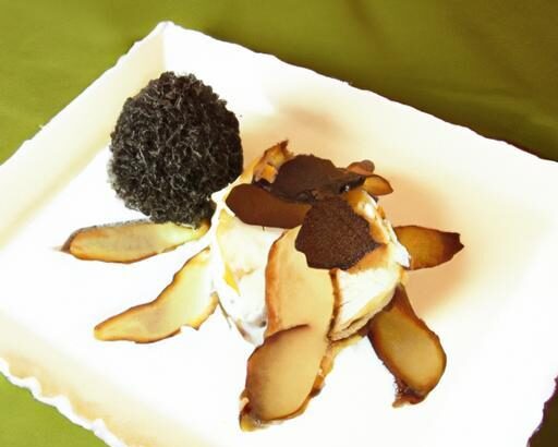 Indulgent Elegance: Triple-Crème Brie with Truffle Shavings