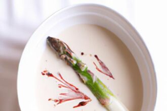 Elevate Your Palate: White Asparagus Soup with Truffle Shavings