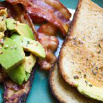 Savor the Twist: Tempeh Bacon & Avocado Toast Delight