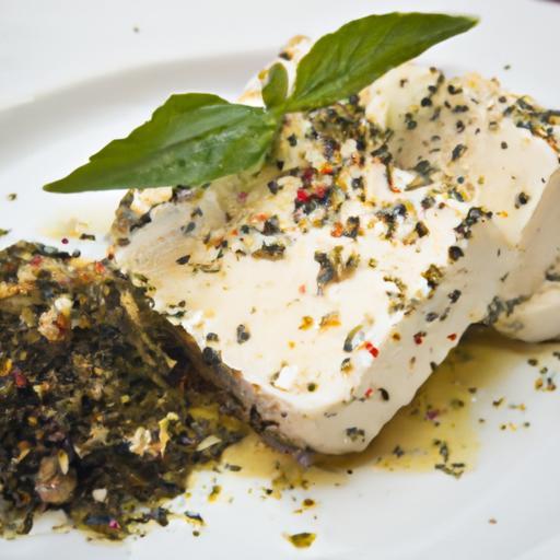 Unlock Bold Flavors: Marinated Tofu “Feta” with Oregano