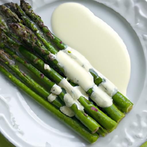 Elevate Your Plate: Grilled Asparagus with Hollandaise Foam