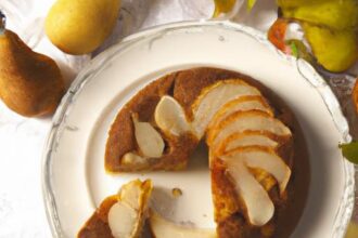 Warm Spiced Pear and Almond Cake: A Cozy Autumn Treat