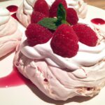 Delicate Raspberry Rosewater Pavlova: Aquafaba Meringue Magic