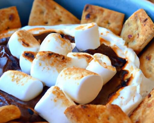 Decadent S’mores Dip with Golden Toasted Marshmallows