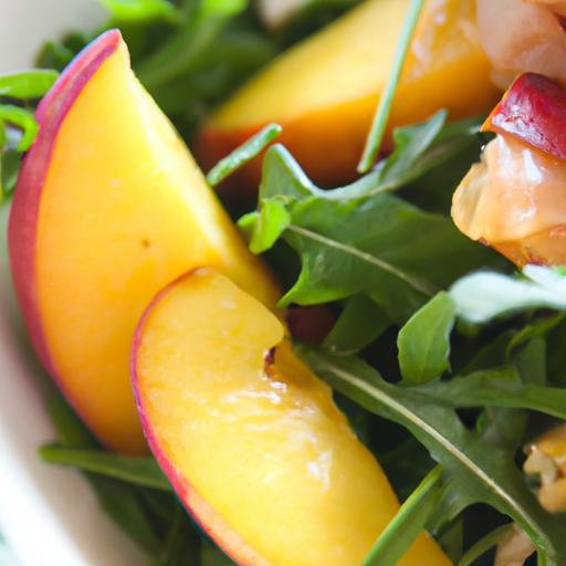 Sweet Meets Savory: Grilled Peach Salad with Prosciutto & Arugula