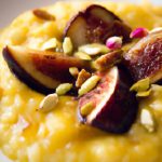 Golden Delight: Saffron Rice Pudding & Cardamom Figs