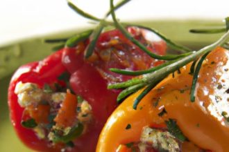 Zesty Almond Ricotta Stuffed Peppadews: A Flavorful Treat