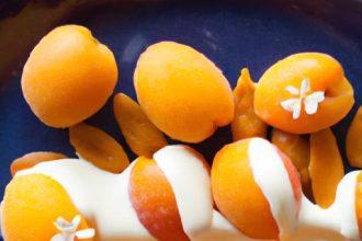 Sweet Elegance: Amaretto Poached Apricots with Almond Cream