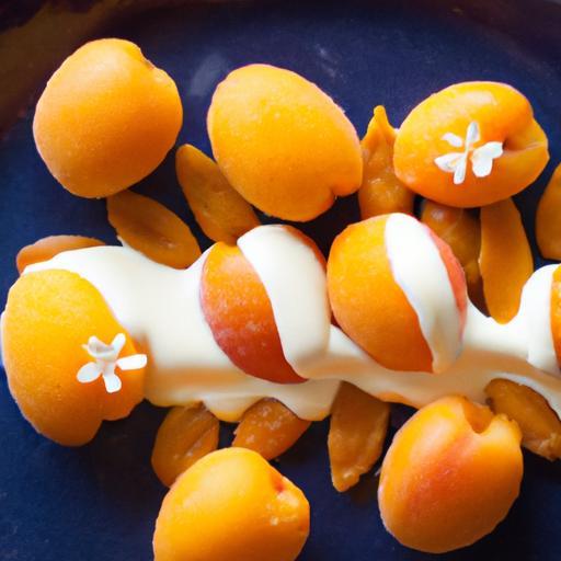 Sweet Elegance: Amaretto Poached Apricots with Almond Cream