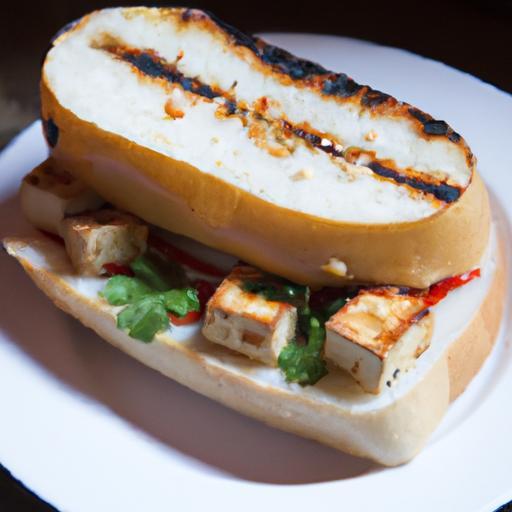 Fiery Flavors: How to Make Spicy Grilled Tofu Banh Mi