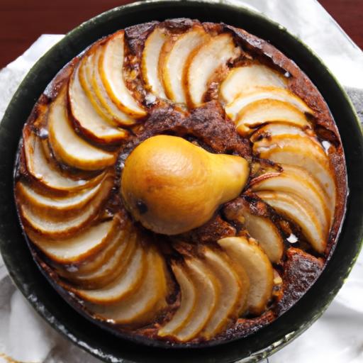 Warm Spiced Pear and Almond Cake: A Cozy Autumn Treat