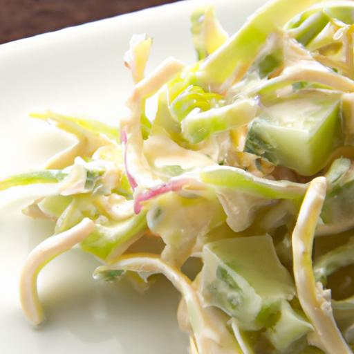 Tangy Twist: Coleslaw with zesty Apple Cider Vinegar Dressing