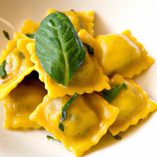 Butternut Squash⁣ Ravioli ⁣in Luscious Sage Brown Butter