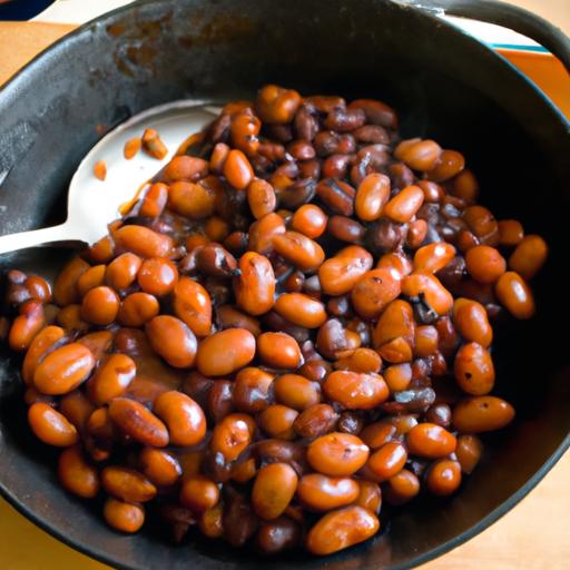 Deep Smoky Baked​ Beans with Rich Molasses Sweetness