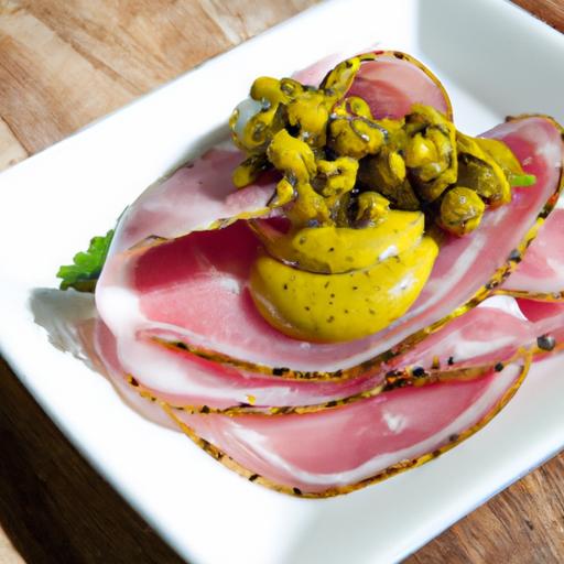 Savory​ Coppa meets ​Zesty⁤ Pickled Mustard Seeds⁢ Delight