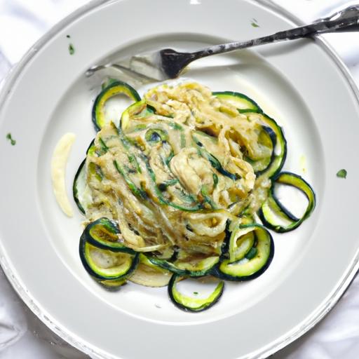 Zucchini Noodle alfredo: A Creamy, Guilt-Free Delight
