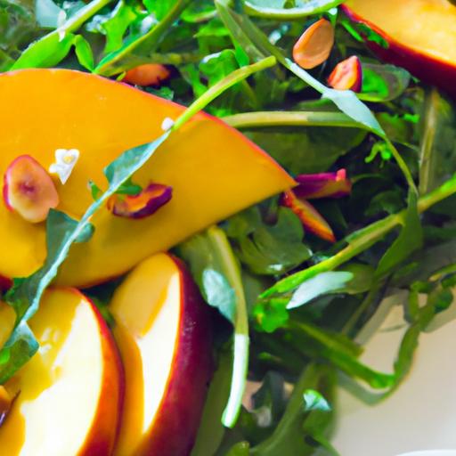 Sweet Meets Savory: Grilled Peach Salad with Prosciutto & Arugula