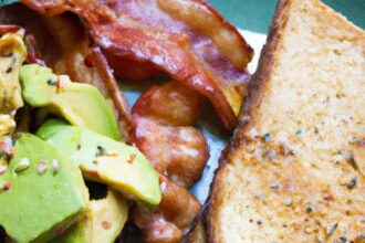 Savor the Twist: Tempeh Bacon & Avocado Toast Delight