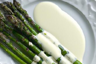Elevate Your Plate: Grilled Asparagus with Hollandaise Foam