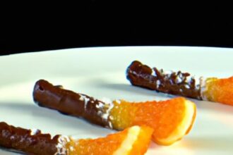Zesty Delights: The Art of Chocolate-Dipped Orange Peel
