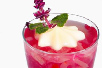 Rhubarb & Strawberry Verrine: A Refreshing Elderflower Cream Delight