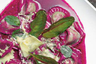 Elevate Dinner: Beetroot Ravioli with Creamy Cashew Béchamel
