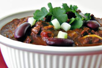 Savory Turkey Chili with a Rich Twist of Dark Chocolate