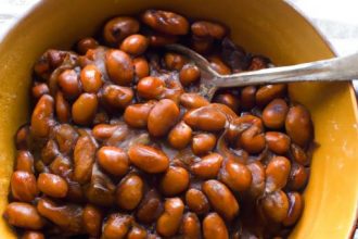 Deep Smoky Baked Beans with Rich Molasses Sweetness