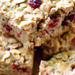 Deliciously Chewy White Chocolate Cranberry Oatmeal Bars