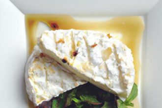 Decadent Coconut Milk Brie Drizzled with Truffle Oil Magic