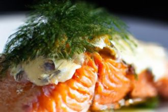 Savor Cedar-Plank Salmon with Zesty Dill Butter Bliss