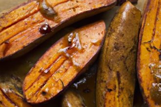 Sweet Serenity: Grilled Sweet Potatoes with Cinnamon Honey
