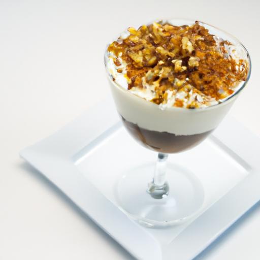 Chilled Espresso Parfait with Crunchy Amaretto Crumbs