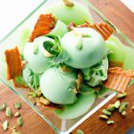 Crunchy Sesame Brittle Meets Creamy Matcha Ice Cream Delight
