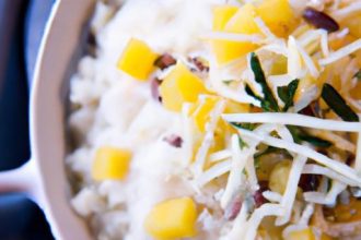 Creamy Coconut Milk Rice Pudding Meets Cauliflower Rice Delight