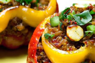 Colorful Quinoa-Stuffed Peppers: A Nutritious Delight