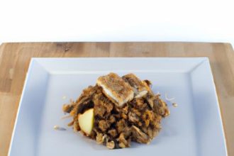 Sweet Meets Savory: Caramelized Banana with Peanut Butter Powder