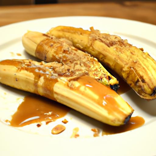 Sweet ​Meets​ Savory: Caramelized Banana​ with Peanut Butter ‌Powder