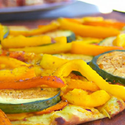 Savor Flatbread Pizza‍ Loaded with Flavorful Grilled Veggies