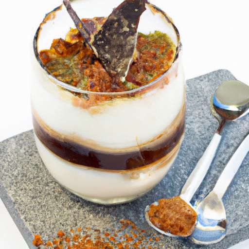 Chilled Espresso Parfait with Crunchy Amaretto Crumbs