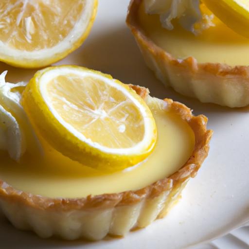 Zesty lemon ​Curd ​Tartlets: Bright Bites of Citrus Bliss