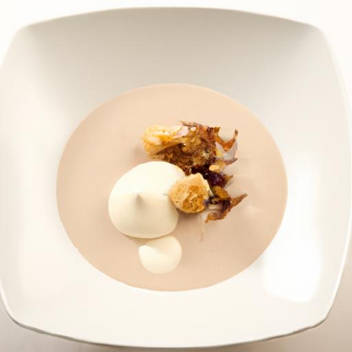 Decadent Chestnut Soup ‍topped with Silky Foie‌ Gras Foam