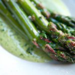 Elevate Your Greens: Grilled Asparagus with Hollandaise Foam
